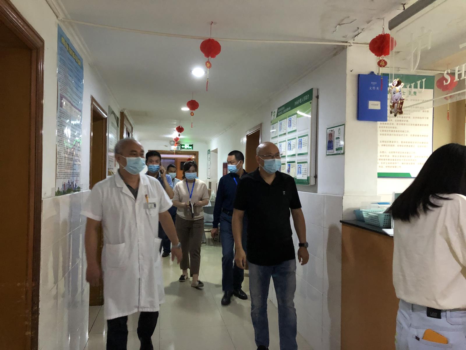 高新分院开展中秋节前医疗安全质量及疫情防控检查